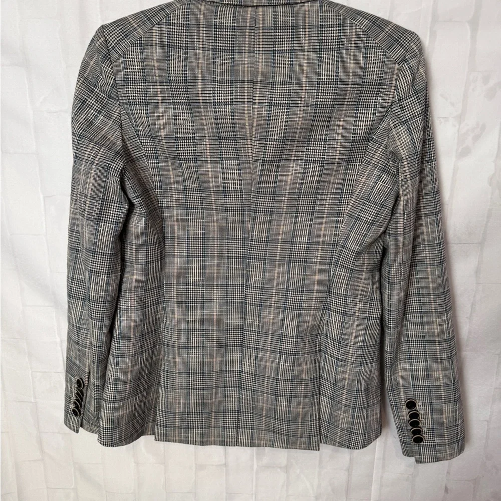 Veronica Beard GIA Dickey Jacket / Blazer  - Grey/Navy Plaid – Women’s Size 2 - Picture 10 of 11